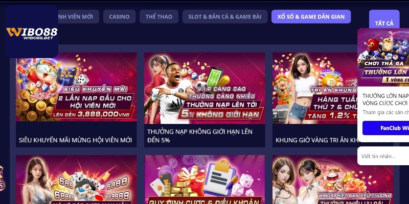 Điều kiện tham gia sự kiện khuyến mãi Wibo88