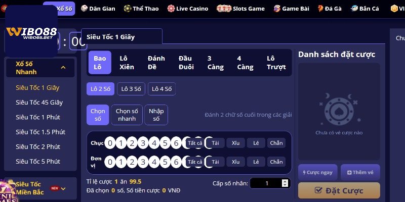 Giới thiệu danh mục lô đề Wibo88
