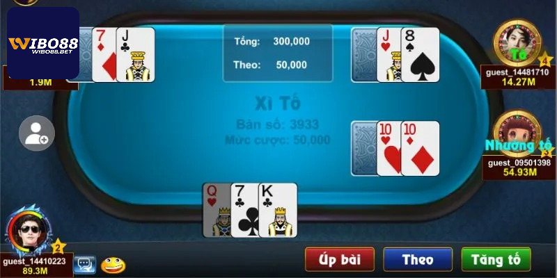 Hướng dẫn chơi xì tố