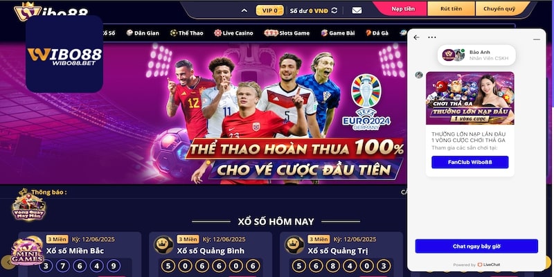 Nhân viên Wibo88 tư vấn siêu nhiệt tình