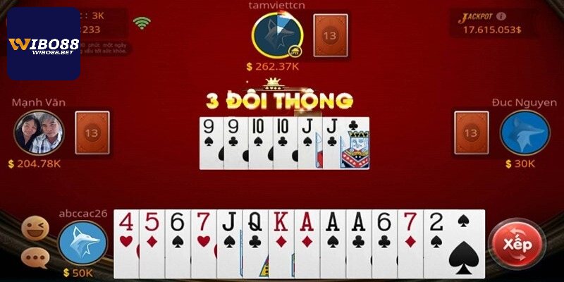 Quy trình một ván tiến lên