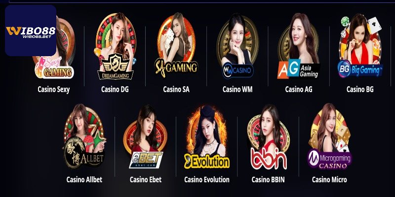 Vài nét về sảnh live casino Wibo88
