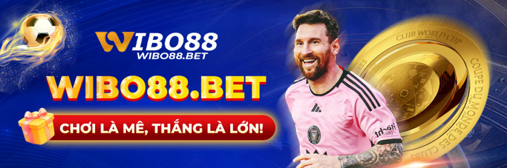 Wibo88.bet – Nhà cái cá cược trực tuyến uy tín, đa dạng sản phẩm từ thể thao đến casino và slot game.